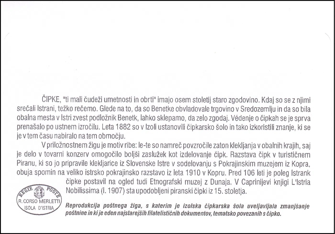 PO SLEDEH ČIPKE